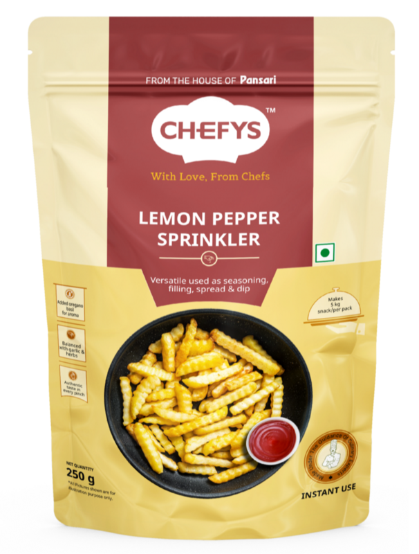 Chefys Lemon Pepper Sprinkler 250G