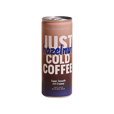 JUST COLD COFFEE HAZELNUT CAN 220ML