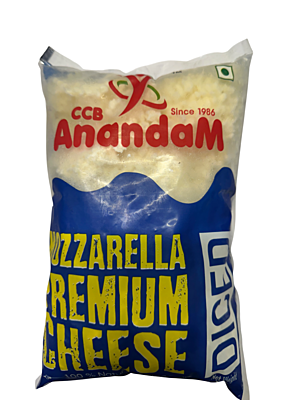 ANANDAM PREMIUM MOZZARELLA DICED 1KG