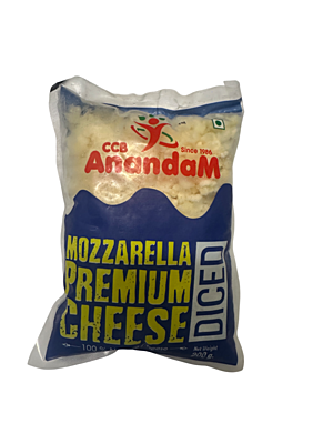 Anandam Dice Mozzarella 200g-dd