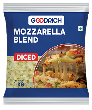GOODRICH MOZARELLA BLEND DICED 1KG