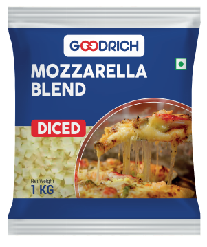 GOODRICH MOZARELLA BLEND DICED 1KG