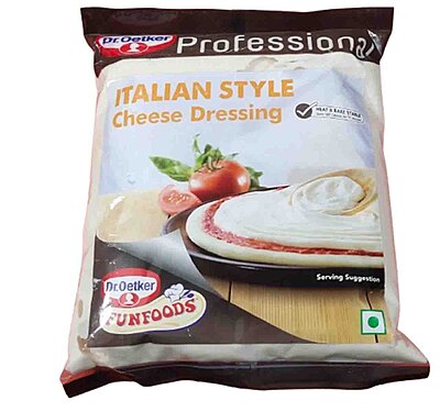 DR OETKER White Cheese Dressing 1 Kg.