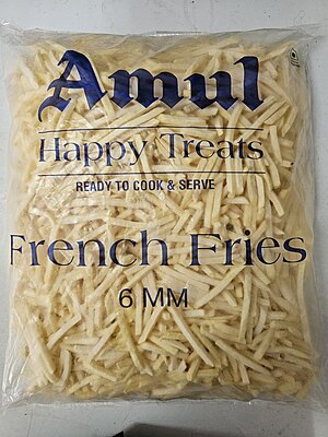 AMUL FRENCH FRIES 6MM (2.5KG)