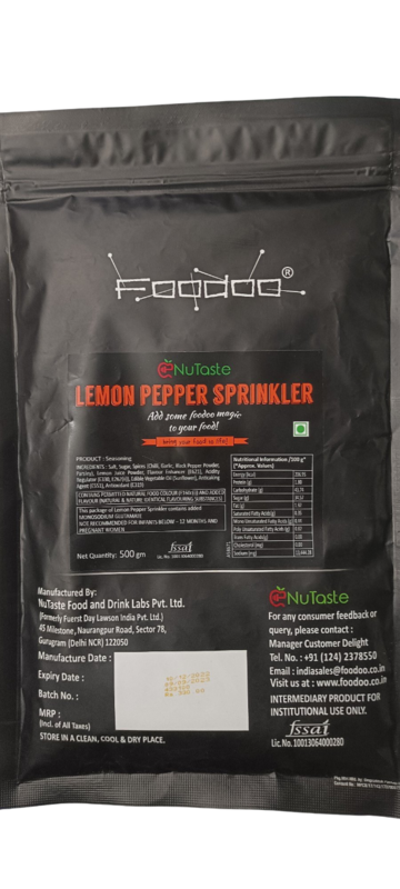 Foodoo Lemon Pepper Sprinkler 500g-dd