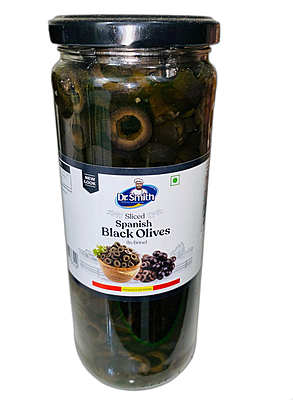 Dr Smith Olive Black Sliced 430g